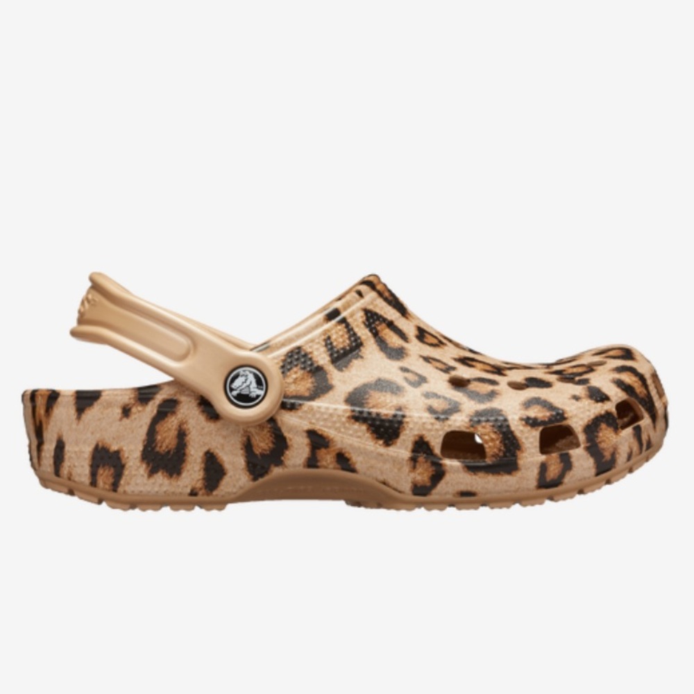 Brand New Leopard Print Crocs
